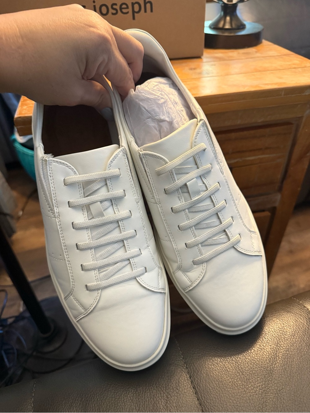 Marc Joseph White man made Leather Low-Top Sneakers for Men
